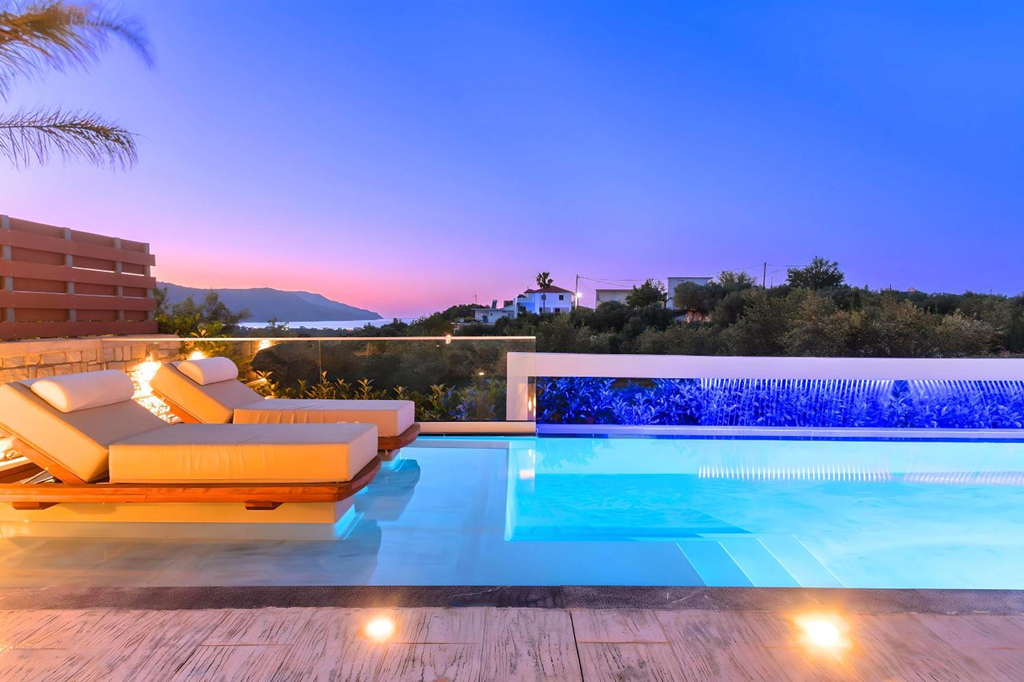 Minoas Villas Heated Pool Kournas Экстерьер фото