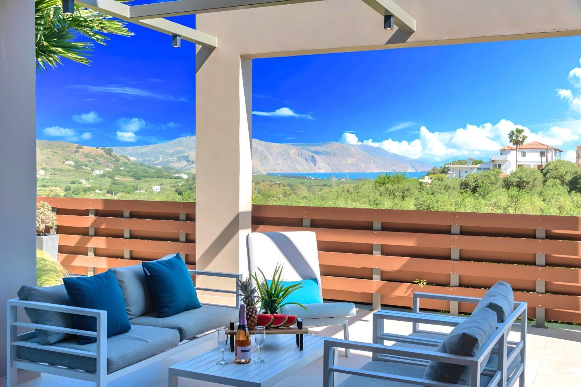 Minoas Villas Heated Pool Kournas Экстерьер фото
