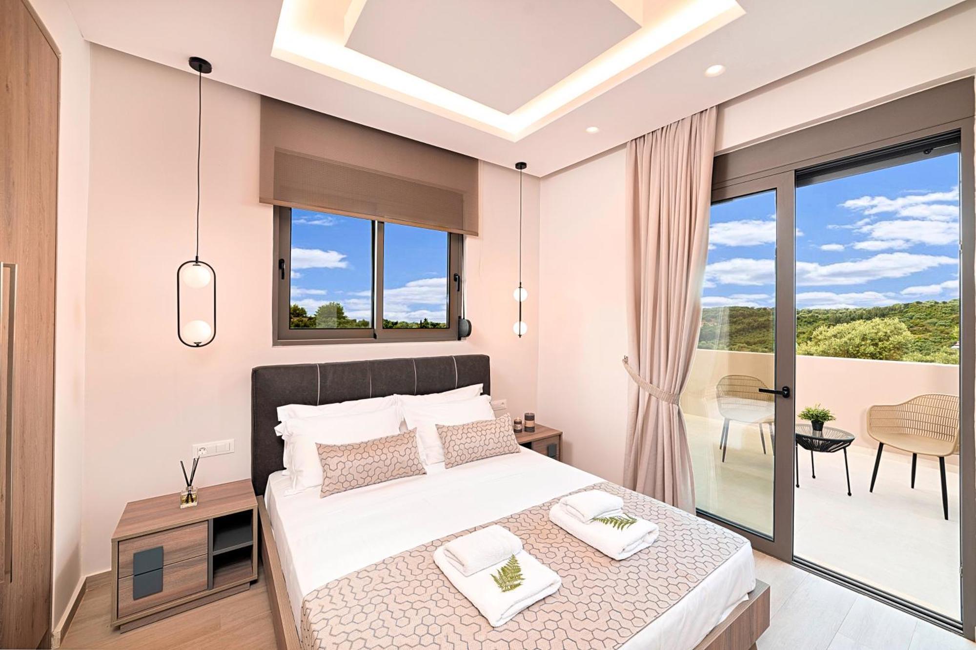 Minoas Villas Heated Pool Kournas Экстерьер фото