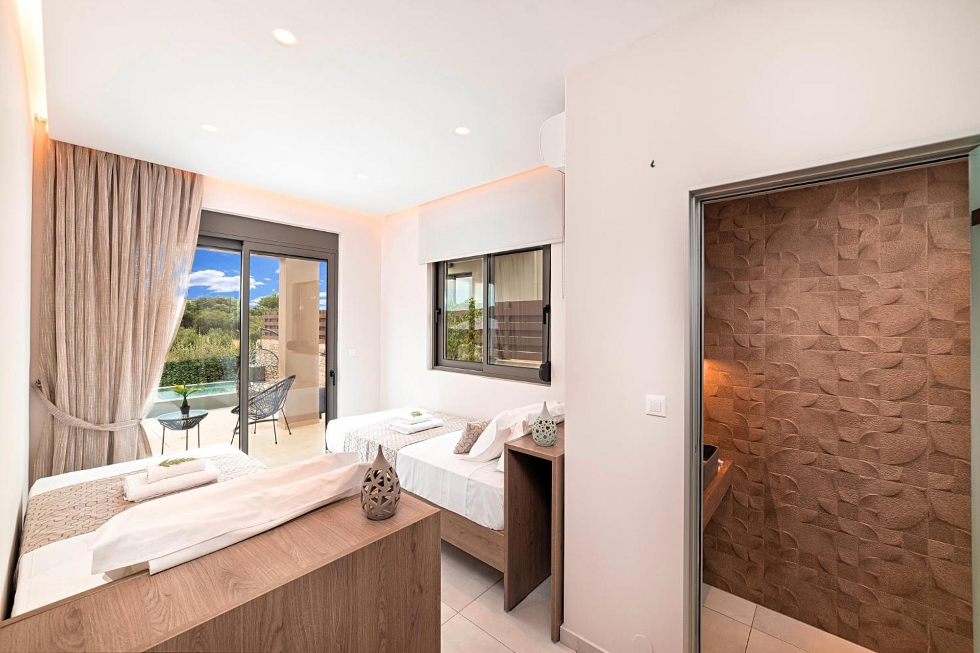 Minoas Villas Heated Pool Kournas Экстерьер фото