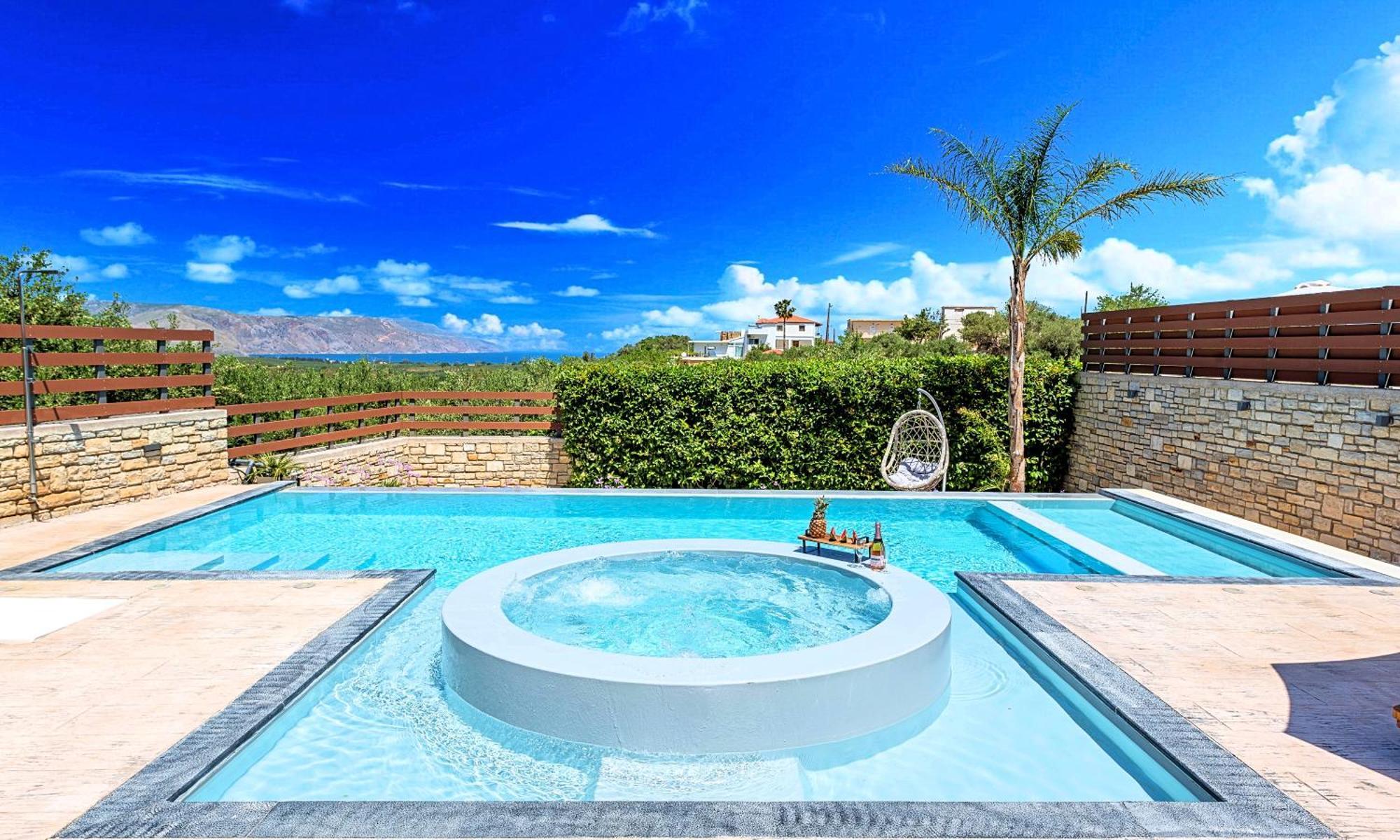 Minoas Villas Heated Pool Kournas Экстерьер фото