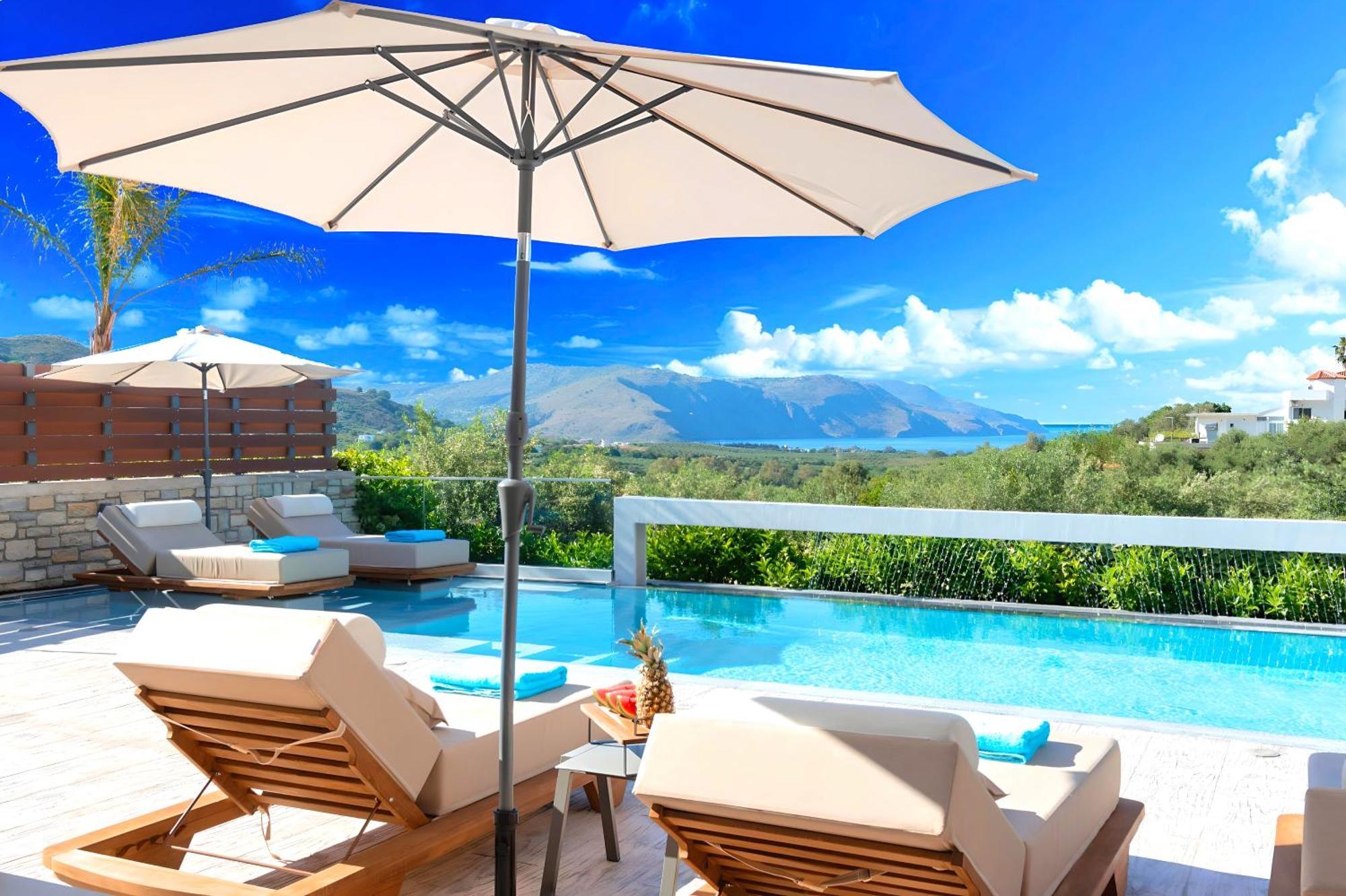 Minoas Villas Heated Pool Kournas Экстерьер фото